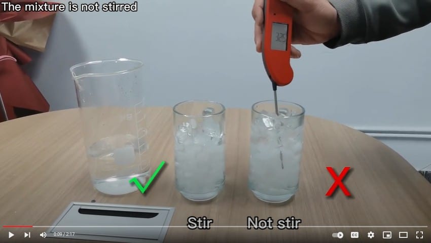 Stirred vs. Unstirred Mixture