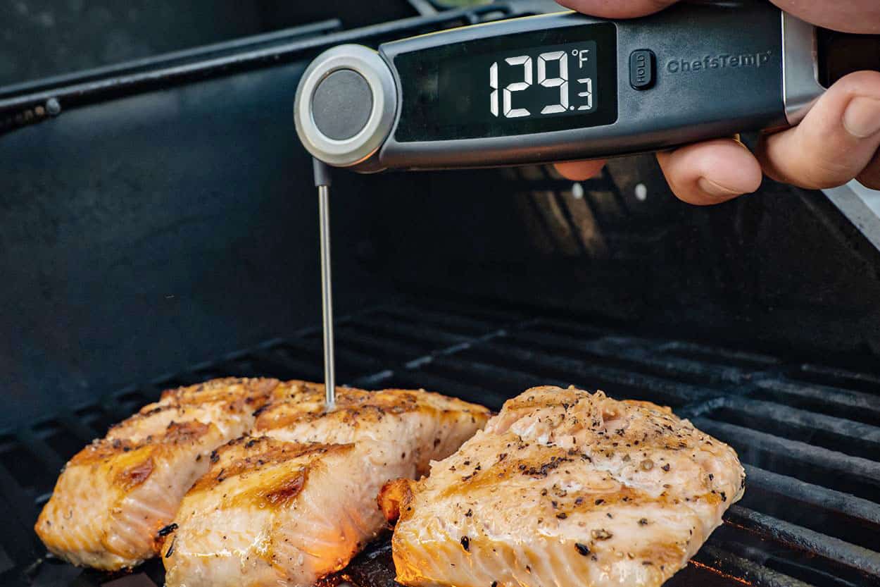 How to use a digital instant read meat thermometer. 
