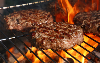 Grilling Hamburgers