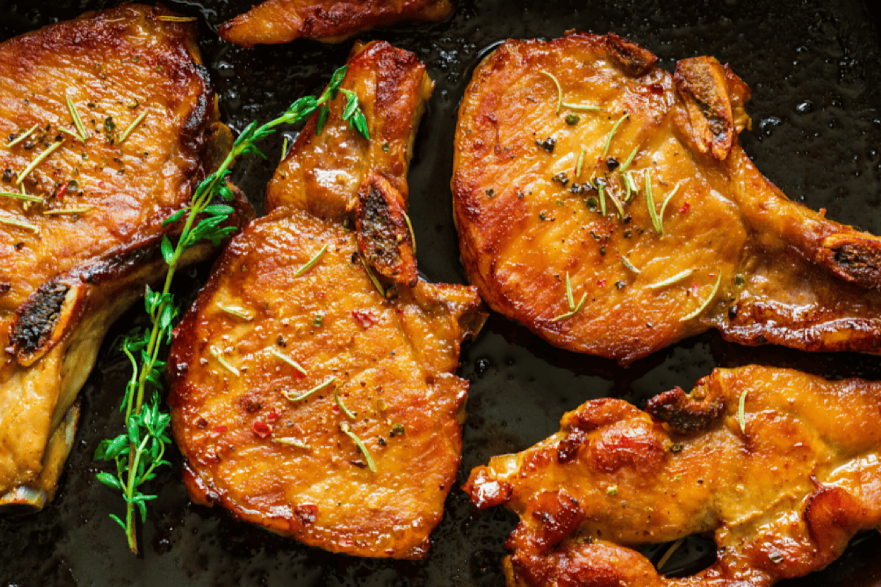 Marinated Bone-In Pork Chops cover