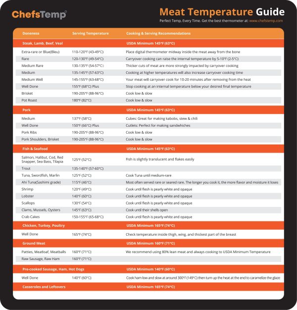 Medium Rare Burger Ideal Internal Temperature | Chefs Temp