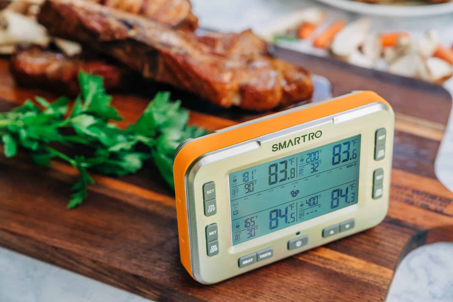 Wireless Meat Thermometer - Digital Kitchen Thermometer With