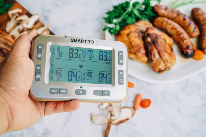 smartro-X50 Wireless Meat Thermometer 4 Probes 4