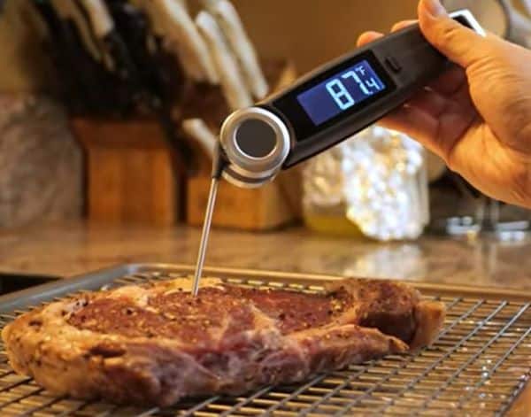 Food Thermometer - Discover the Temperature of the Cooking Meat