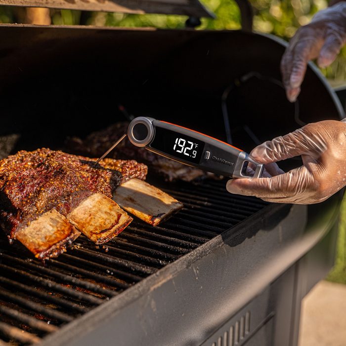 Use a meat thermometer to check doneness.