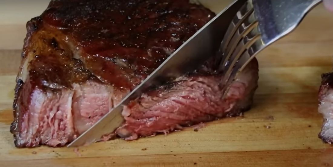 Reverse seared ribeye steak recipe