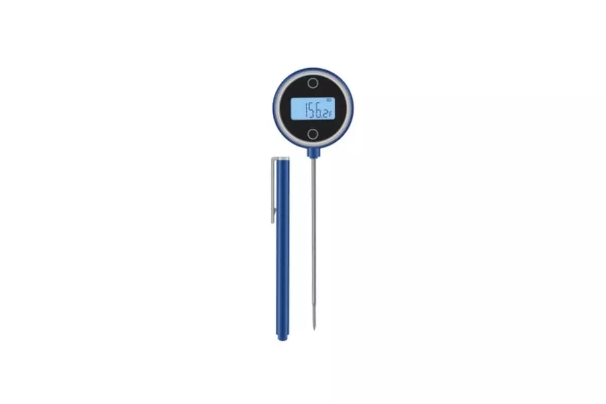 Accurate digital thermometer with quick response time.